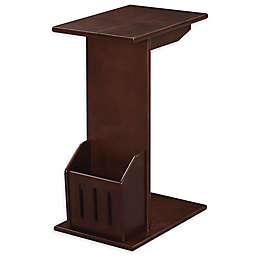 Designs2Go® Abby C-Shape End Table with Magazine Holder