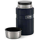 Alternate image 2 for Thermos&reg; 24 oz. Vacuum-Insulated King Food Jar in Matte Blue