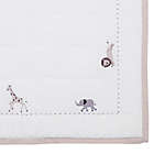 Alternate image 2 for Lambs &amp; Ivy&reg; Linen Safari 4-Piece Crib Bedding Set in White