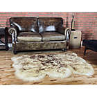 Alternate image 1 for Natural New Zealand Triple Sheepskin 3&#39; x 5&#39; Handcrafted Area Rug in Chocolate