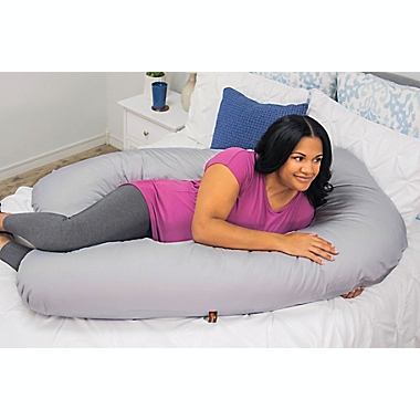 Leachco&reg; Back &#39;N Belly&reg; Cover Me Body Pillow in White. View a larger version of this product image.