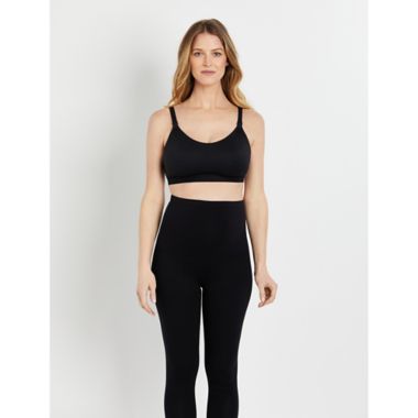 Motherhood Maternity&reg; Large 2-in-1 Nursing and Pumping Bra for Wearable Pumps in Black. View a larger version of this product image.