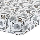 Alternate image 7 for Lambs &amp; Ivy&reg; Urban Jungle 4-Piece Crib Bedding Set in Grey/White