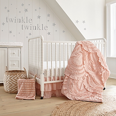 Levtex&reg; Baby Skylar Crib Bedding Collection in Blush. View a larger version of this product image.