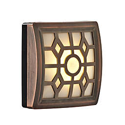 Light It! Soft-Glow Wall Mount Indoor/Outdoor Sensor Light in Bronze