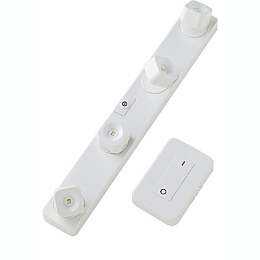 LED Wireless 4-Light FastTrack Light with Remote Control. View a larger version of this product image.