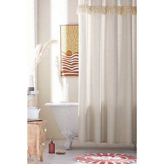 Alternate image 1 for Wild Sage™ Tessa Tassels Shower Curtain
