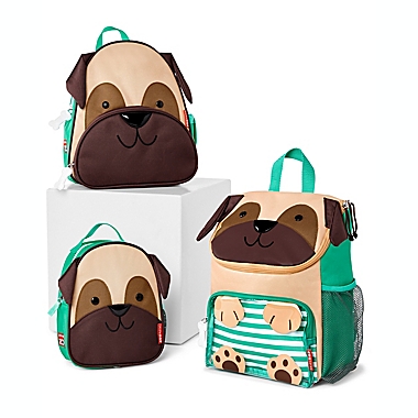 Skip*Hop&reg; Pug Zoo Big Kid Backpack Brown/Multi. View a larger version of this product image.