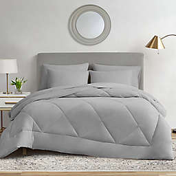 Ryleigh 5-Piece Twin Comforter Set in Grey