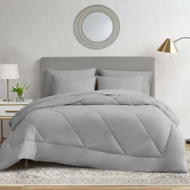 Ryleigh 5-Piece Twin Comforter Set in Grey. View a larger version of this product image.