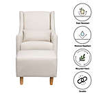 Alternate image 7 for Babyletto Toco Swivel Glider and Ottoman in Performance Cream