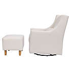 Alternate image 1 for Babyletto Toco Swivel Glider and Ottoman in Performance Cream
