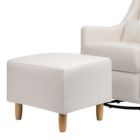 Alternate image 2 for Babyletto Toco Swivel Glider and Ottoman in Eco-Weave Performance Fabric