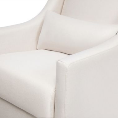 Babyletto Toco Swivel Glider and Ottoman in Eco-Weave Performance Fabric. View a larger version of this product image.