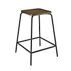 Alternate image 0 for Studio 3B&trade; Wood and Metal Stacking Counter Stool in Brown/Black