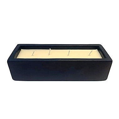 Studio 3B&trade; Rectangular 16 oz. Large 4-Wick Candle in Navy. View a larger version of this product image.