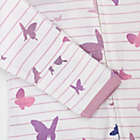 Alternate image 3 for The Honest Company&trade; Size 6-9M 2-Pack Organic Cotton Butterfly Sleep &amp; Plays in Purple/Pink