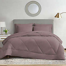 Ryleigh 5-Piece Twin Comforter Set in Dusty Rose