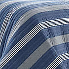 Alternate image 5 for Nautica&reg; Saltmarsh Reversible 3-Piece King Quilt Set in Dark Blue