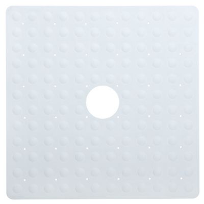 Simply Essential&trade; 21.25&quot; x 21.25&quot; Microban&reg; Stall/Tub Mat in White