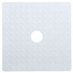 Simply Essential™ 21.25" x 21.25" Microban® Stall/Tub Mat in White