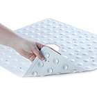 Alternate image 1 for Simply Essential&trade; 21.25&quot; x 21.25&quot; Microban&reg; Stall/Tub Mat in White