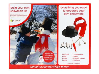 Pearhead&reg; 13-Piece Build Your Own Snowman Kit