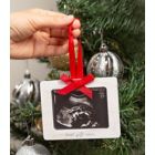 Alternate image 3 for Pearhead&reg; "best gift ever" Sonogram Ornament in Distressed Grey