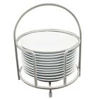 Alternate image 2 for Our Table&trade; Hayden 13-Piece Appetizer Plate and Caddy Set in White