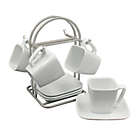 Alternate image 2 for Our Table&trade; Hayden 9-Piece Espresso Set in White