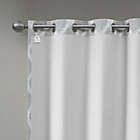 Alternate image 3 for Blakesly Printed Ikat 63-Inch Grommet Top Room Darkening Curtain Panel in Grey (Single)