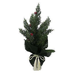 Bee & Willow&trade; 16-Inch Artificial Berry Glitter Tabletop Christmas Tree in Green
