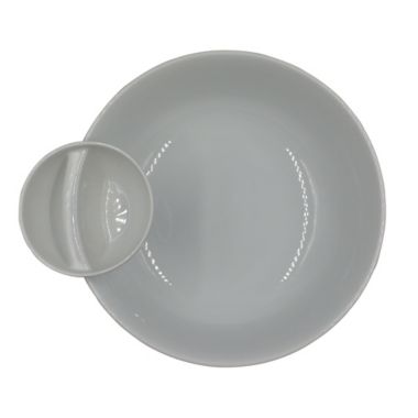 Our Table&trade; Hayden Chip &amp; Dip Bowl in White. View a larger version of this product image.