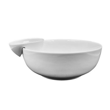 Our Table&trade; Hayden Chip &amp; Dip Bowl in White. View a larger version of this product image.