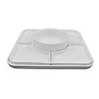 Alternate image 3 for Our Table&trade; Hayden 6-Piece Square Appetizer Serving Dish Set in White