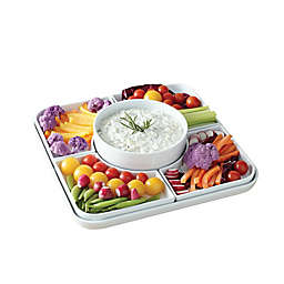Our Table™ Hayden 6-Piece Square Appetizer Serving Dish Set in White