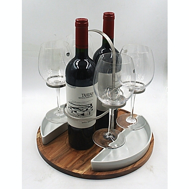Our Table&trade; Hayden Wine &amp; Cheese Caddy in White. View a larger version of this product image.