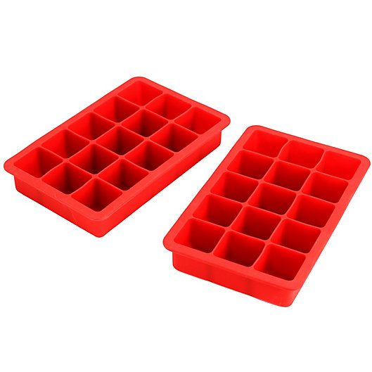 Alternate image 1 for Our Table™ Silicone Ice Cube Trays (Set of 2)