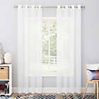 Alternate image 0 for No. 918 Calypso Sheer Voile 63-Inch Grommet Window Curtain Panel in White (Single)