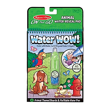 Melissa &amp; Doug&reg; 2-Piece Water Wow! Animal Water-Reveal Pad and Pen Set. View a larger version of this product image.