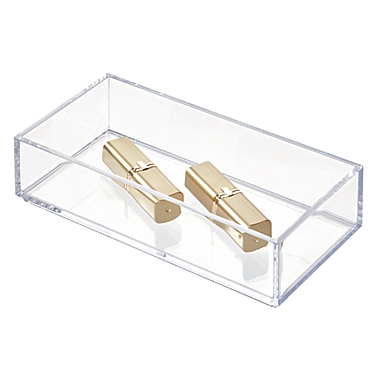 Squared Away&trade; Small Clear Cosmetic Tray. View a larger version of this product image.