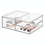 Squared Away&trade; 3-Drawer Wide Stackable Cosmetic Organizer