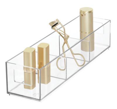 Squared Away&trade; Divided Catch-All Cosmetic Organizer