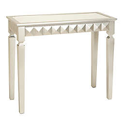 Ridge Road Décor Glam Wood Console Table in White