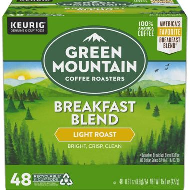 Green Mountain Coffee&reg; Breakfast Blend Keurig&reg; K-Cup&reg; Pods 48-Count. View a larger version of this product image.
