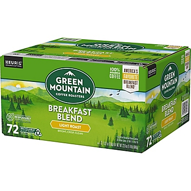 Green Mountain Coffee&reg; Breakfast Blend Coffee Keurig&reg; K-Cup&reg; Pods 72-Count. View a larger version of this product image.