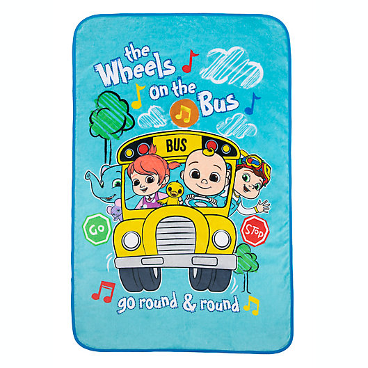 Alternate image 1 for Cocomelon Press n Play Musical Toddler Blanket