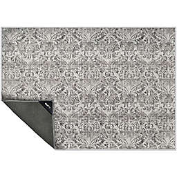 GelPro® NeverMove Biscayne Accent Rug in Grey Fog