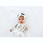 Alternate image 2 for Copper Pearl Size 0-4M Fern Bow Headband in Green