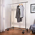 Alternate image 1 for Honey-Can-Do&reg; 74-Inch Collapsible Commercial Rolling Garment Rack in Chrome